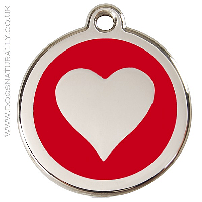 Red Heart Dog ID Tags (3x sizes)